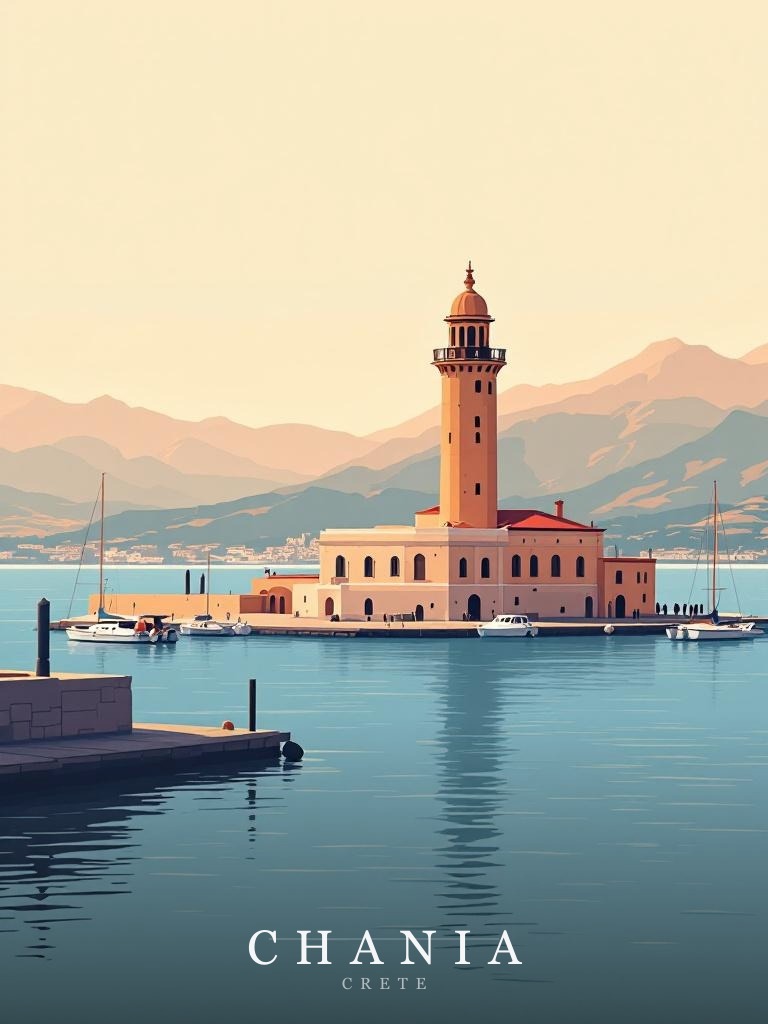 Chania City Poster