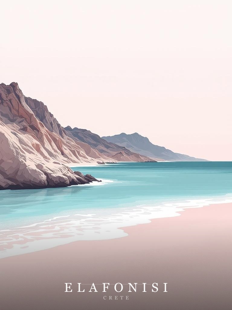 Elafonisi City Poster