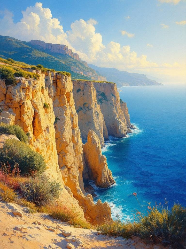 Cretan Coast (Oil)
