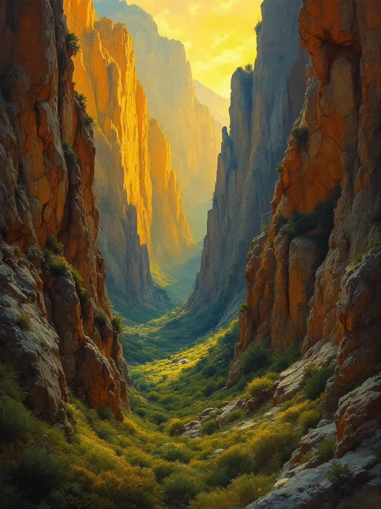 Samaria Gorge (Oil)